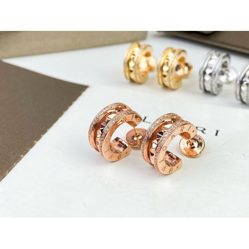 Replica Bvlgari Earrings For Women #1203456 $34.00 USD for Wholesale