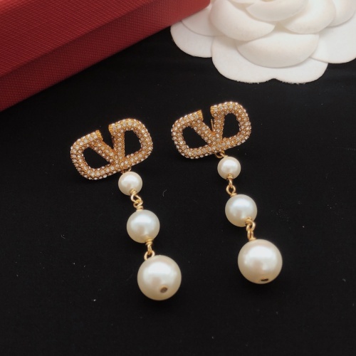 Replica Valentino Earrings For Women #1203572 $34.00 USD for Wholesale