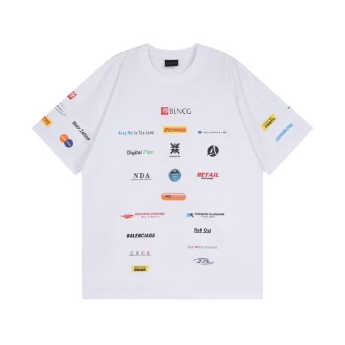 Replica Balenciaga T-Shirts Short Sleeved For Unisex #1203632, $40.00 USD, [ITEM#1203632], Replica Balenciaga T-Shirts outlet from China