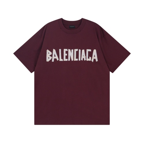 Replica Balenciaga T-Shirts Short Sleeved For Unisex #1203654, $40.00 USD, [ITEM#1203654], Replica Balenciaga T-Shirts outlet from China