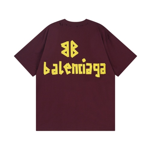 Replica Balenciaga T-Shirts Short Sleeved For Unisex #1203654 $40.00 USD for Wholesale