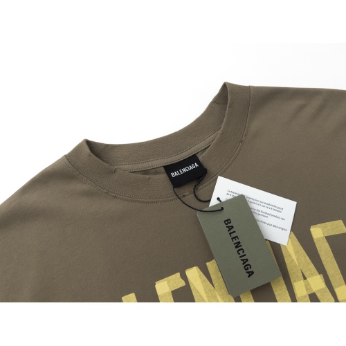 Replica Balenciaga T-Shirts Short Sleeved For Unisex #1203663 $40.00 USD for Wholesale