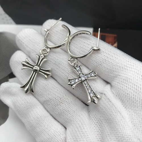Replica Chrome Hearts Earrings For Women #1203685 $32.00 USD for Wholesale