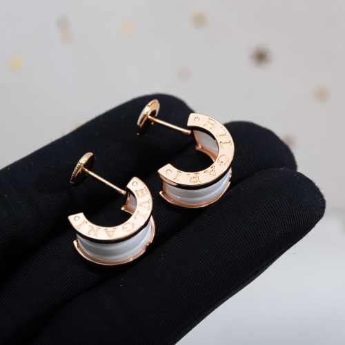 Replica Bvlgari Earrings For Women #1203762 $60.00 USD for Wholesale