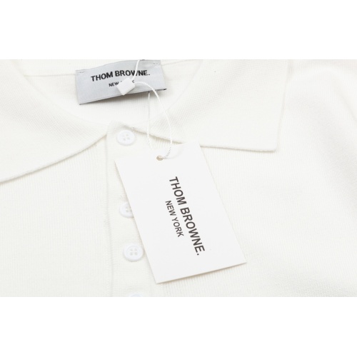 Replica Thom Browne TB T-Shirts Short Sleeved For Men #1203780 $41.00 USD for Wholesale