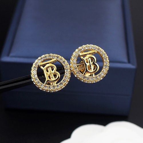 Replica Burberry Earrings For Women #1203841 $25.00 USD for Wholesale