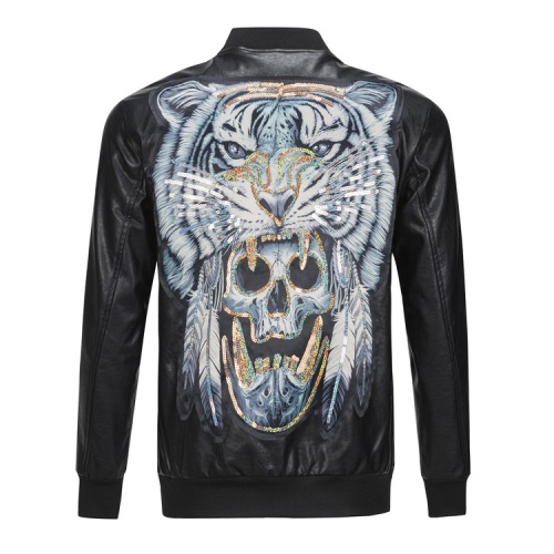 Replica Philipp Plein PP Jackets Long Sleeved For Men #1204029, $102.00 USD, [ITEM#1204029], Replica Philipp Plein PP Jackets outlet from China