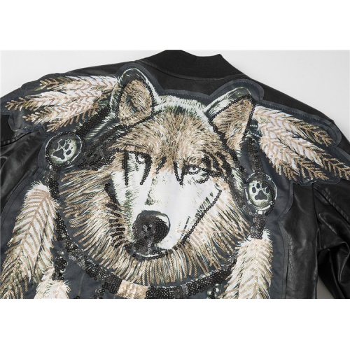 Replica Philipp Plein PP Jackets Long Sleeved For Men #1204030 $102.00 USD for Wholesale