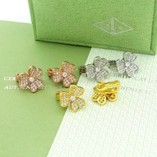 Replica Van Cleef & Arpels Earrings For Women #1204181 $27.00 USD for Wholesale