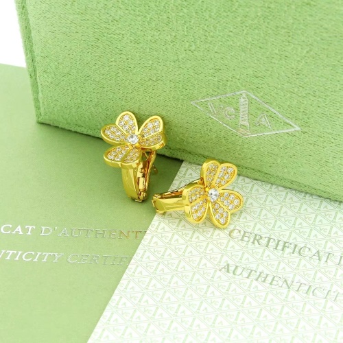 Replica Van Cleef &amp; Arpels Earrings For Women #1204183, $27.00 USD, [ITEM#1204183], Replica Van Cleef &amp; Arpels Earrings outlet from China