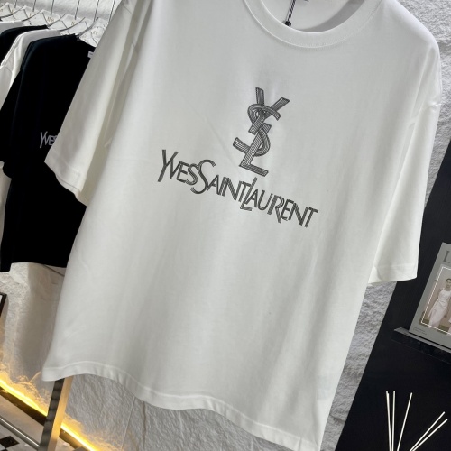 Replica Yves Saint Laurent YSL T-shirts Short Sleeved For Unisex #1204204 $39.00 USD for Wholesale
