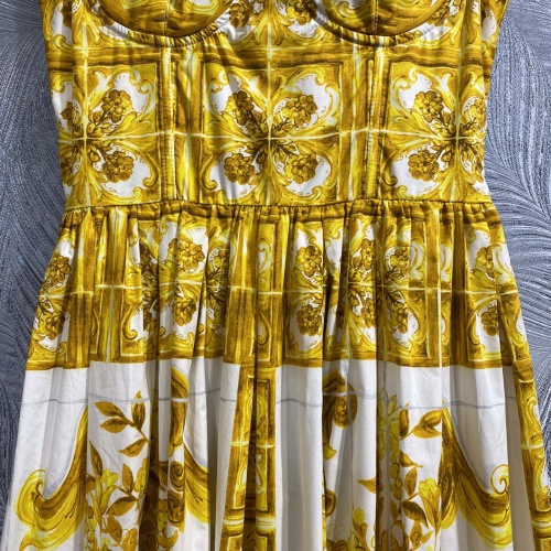 Replica Dolce & Gabbana Dresses Sleeveless For Women #1204388 $128.00 USD for Wholesale