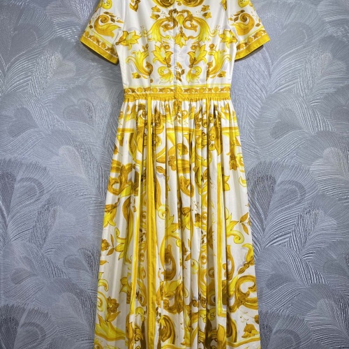 Replica Dolce & Gabbana Dresses Short Sleeved For Women #1204391 $140.00 USD for Wholesale