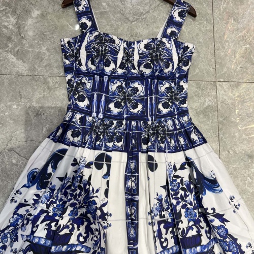 Replica Dolce & Gabbana Dresses Sleeveless For Women #1204393 $108.00 USD for Wholesale