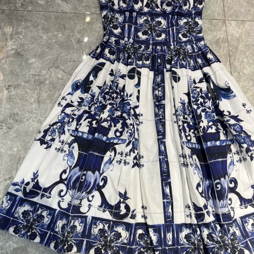Replica Dolce & Gabbana Dresses Sleeveless For Women #1204393 $108.00 USD for Wholesale