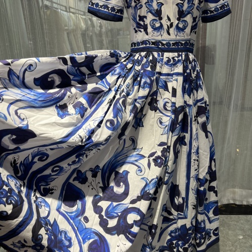 Replica Dolce & Gabbana Dresses Short Sleeved For Women #1204394 $130.00 USD for Wholesale