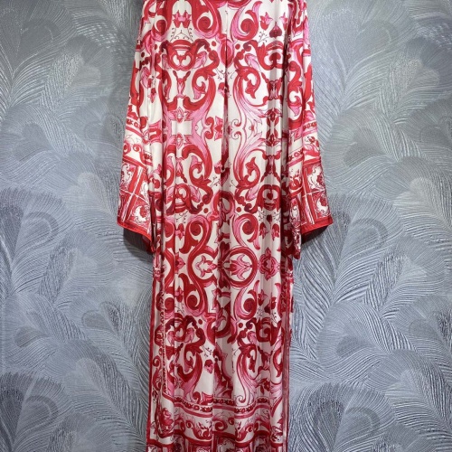 Replica Dolce & Gabbana Dresses Long Sleeved For Women #1204396 $108.00 USD for Wholesale