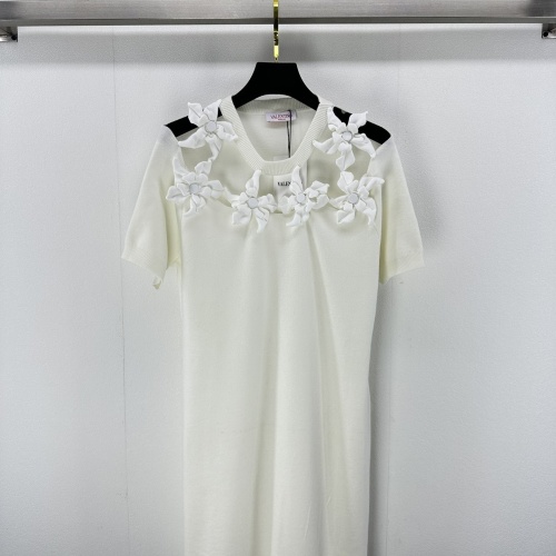 Replica Valentino Dresses Short Sleeved For Women #1204406, $112.00 USD, [ITEM#1204406], Replica Valentino Dresses outlet from China