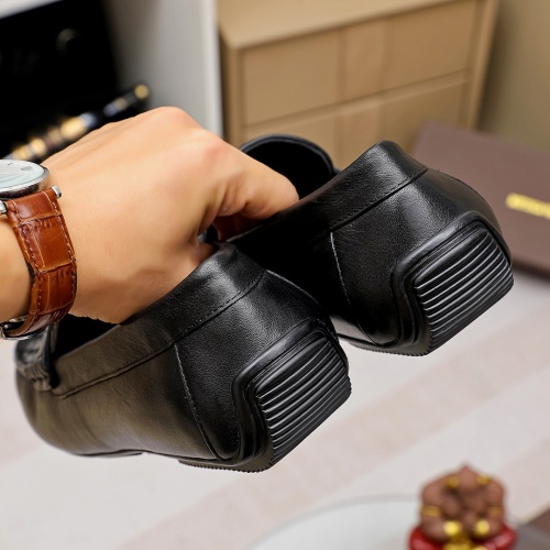 Replica Bottega Veneta BV Leather Shoes For Men #1204499 $85.00 USD for Wholesale