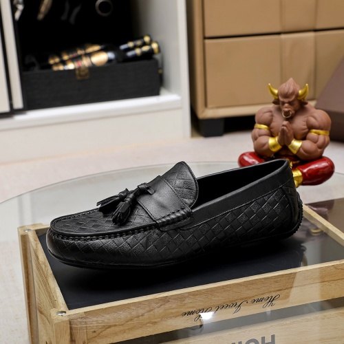 Replica Bottega Veneta BV Leather Shoes For Men #1204500 $85.00 USD for Wholesale