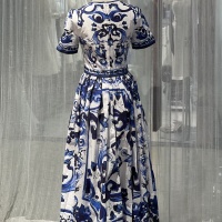 $130.00 USD Dolce & Gabbana Dresses Short Sleeved For Women #1204394