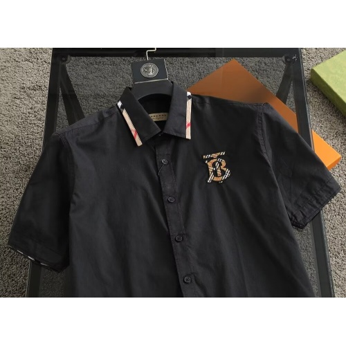 Replica Burberry Shirts Short Sleeved For Men #1204555 $38.00 USD for Wholesale