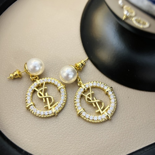 Replica Yves Saint Laurent YSL Earrings For Women #1204676, $25.00 USD, [ITEM#1204676], Replica Yves Saint Laurent YSL Earrings outlet from China