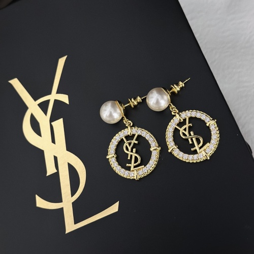 Replica Yves Saint Laurent YSL Earrings For Women #1204676 $25.00 USD for Wholesale