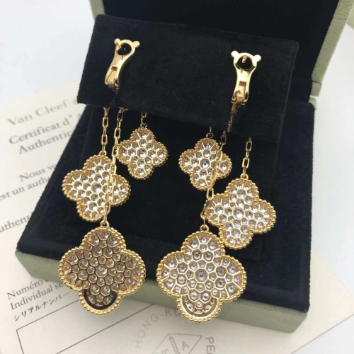 Replica Van Cleef & Arpels Earrings For Women #1204686 $39.00 USD for Wholesale