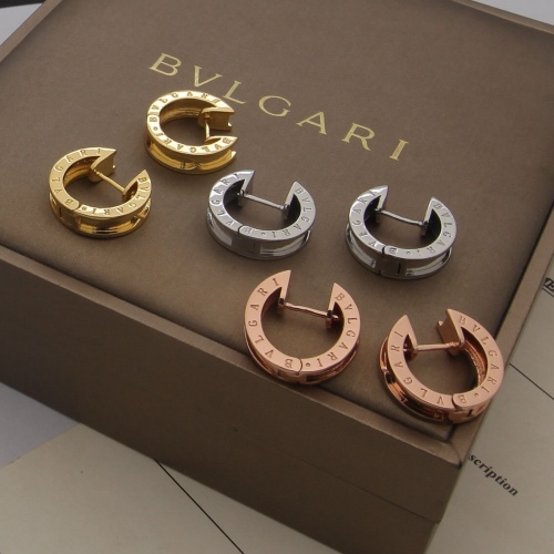 Replica Bvlgari Earrings For Women #1204703 $25.00 USD for Wholesale