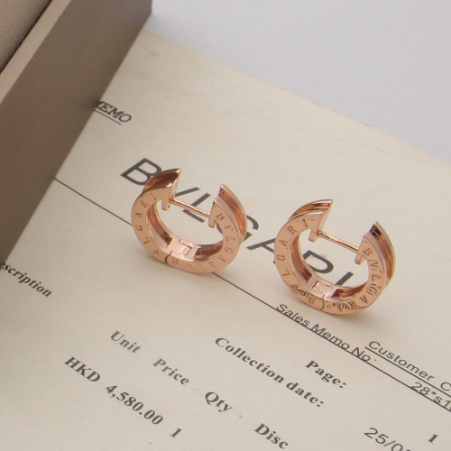 Replica Bvlgari Earrings For Women #1204704 $25.00 USD for Wholesale