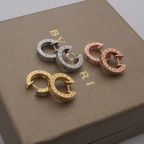 Replica Bvlgari Earrings For Women #1204707 $25.00 USD for Wholesale