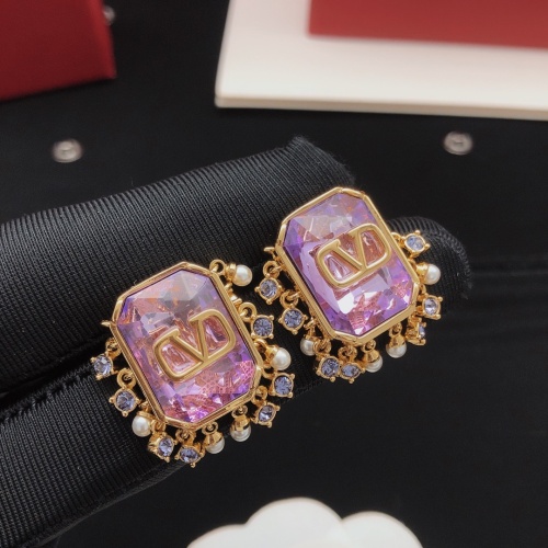 Replica Valentino Earrings For Women #1205117 $36.00 USD for Wholesale