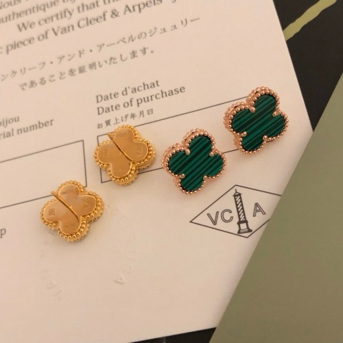 Replica Van Cleef & Arpels Earrings For Women #1205157 $27.00 USD for Wholesale