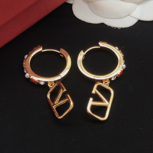 Replica Valentino Earrings For Women #1205284 $29.00 USD for Wholesale
