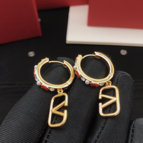 Replica Valentino Earrings For Women #1205284 $29.00 USD for Wholesale