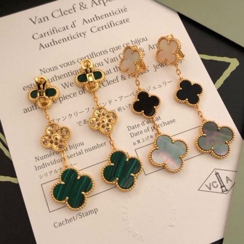 Replica Van Cleef & Arpels Earrings For Women #1205312 $40.00 USD for Wholesale