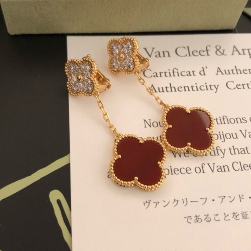 Replica Van Cleef & Arpels Earrings For Women #1205328 $36.00 USD for Wholesale