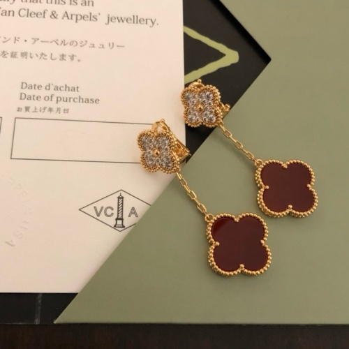 Replica Van Cleef & Arpels Earrings For Women #1205328 $36.00 USD for Wholesale