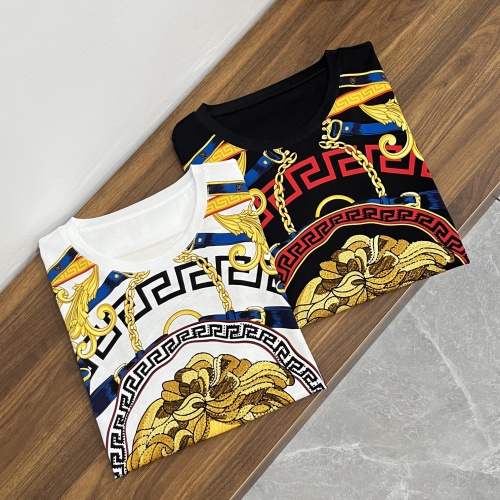 Replica Versace T-Shirts Short Sleeved For Men #1205570 $82.00 USD for Wholesale