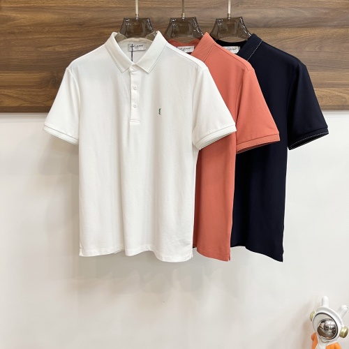 Replica Yves Saint Laurent YSL T-shirts Short Sleeved For Men #1205584 $85.00 USD for Wholesale