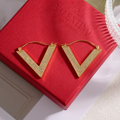 Replica Valentino Earrings For Women #1205850 $29.00 USD for Wholesale