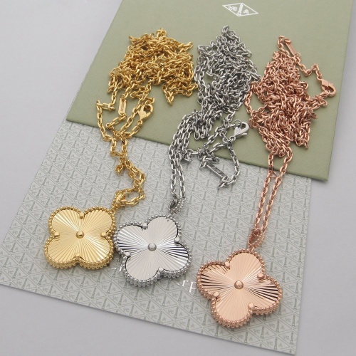 Replica Van Cleef & Arpels Necklaces For Women #1205873 $32.00 USD for Wholesale