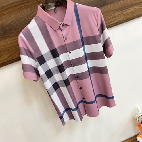 Replica Burberry Shirts Short Sleeved For Men #1206150 $82.00 USD for Wholesale