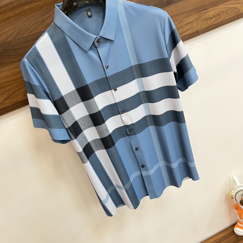 Replica Burberry Shirts Short Sleeved For Men #1206151 $82.00 USD for Wholesale