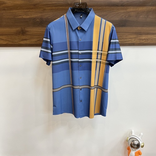 Replica Burberry Shirts Short Sleeved For Men #1206153, $82.00 USD, [ITEM#1206153], Replica Burberry Shirts outlet from China