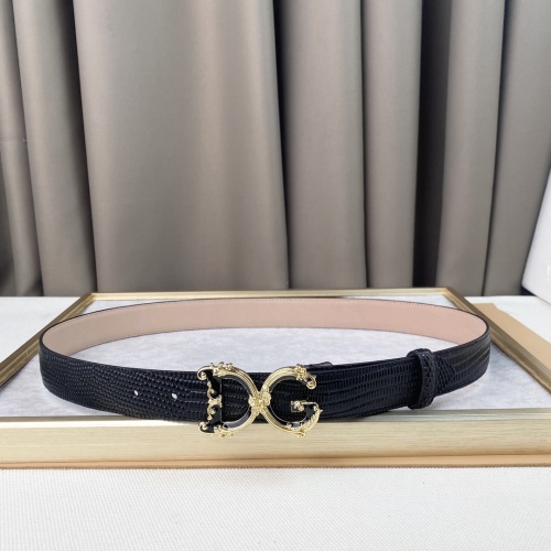 Replica Dolce & Gabbana D&G AAA Quality Belts For Women #1206321 $60.00 USD for Wholesale
