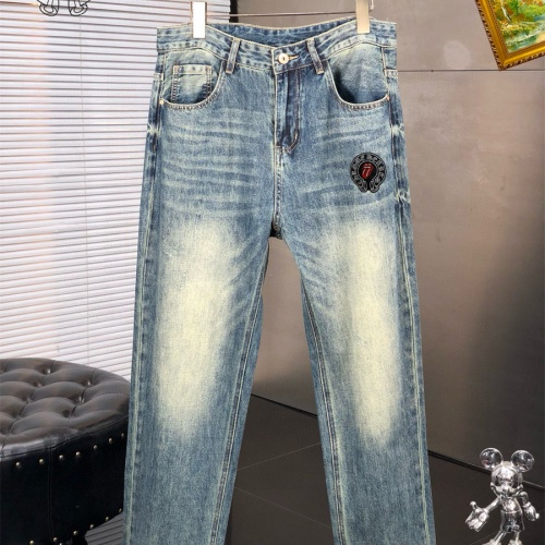 Replica Chrome Hearts Jeans For Men #1206483, $48.00 USD, [ITEM#1206483], Replica Chrome Hearts Jeans outlet from China