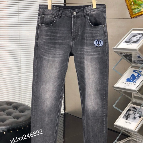 Replica Balenciaga Jeans For Men #1206487 $48.00 USD for Wholesale