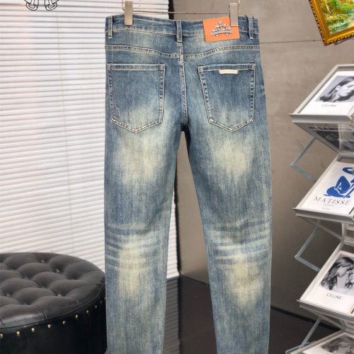 Replica Chrome Hearts Jeans For Men #1206490 $48.00 USD for Wholesale
